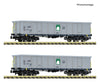 Fleischmann 6660160 N 2 piece set: Open goods wagons Tankwagon European Freight Cars