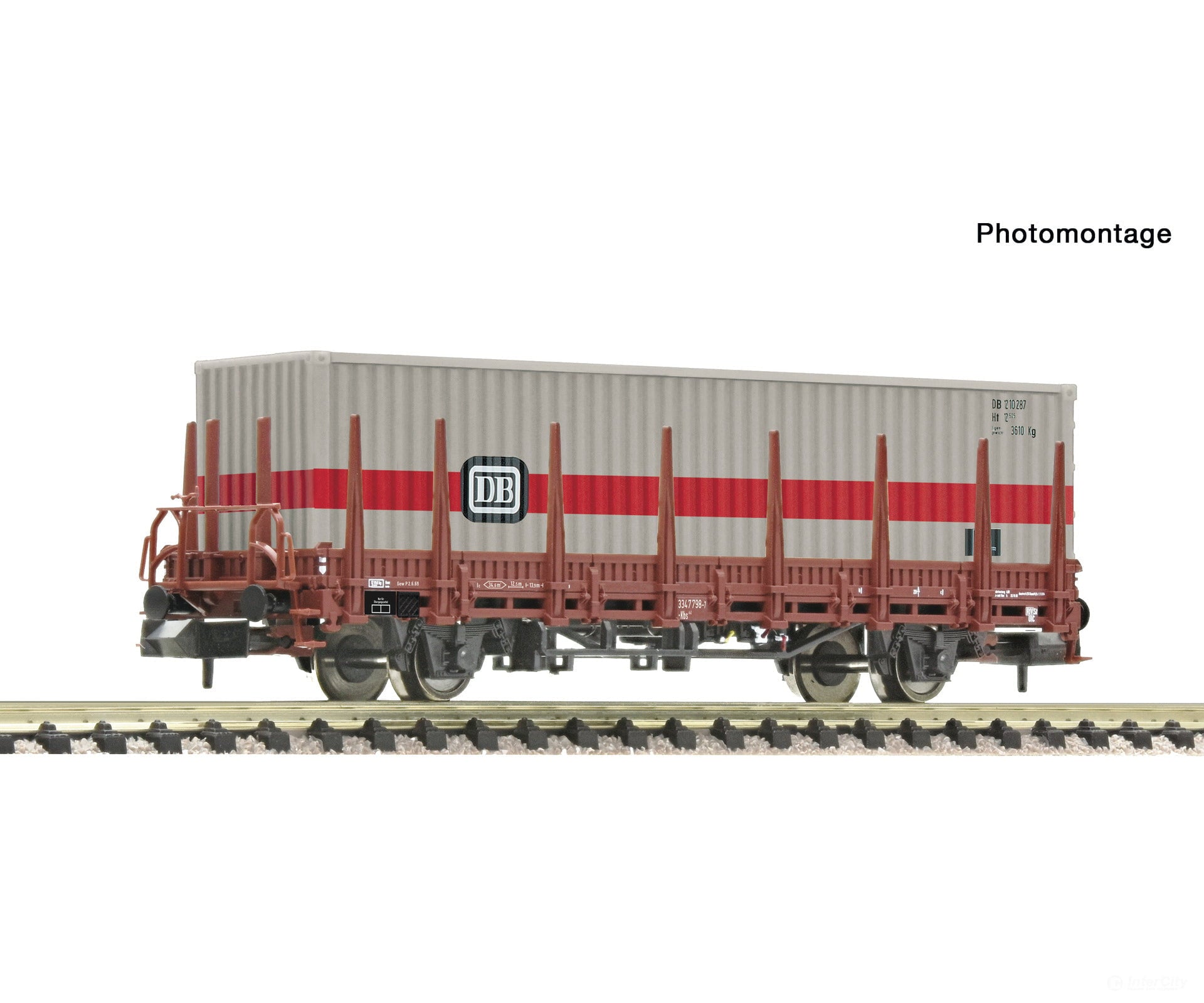 Fleischmann 6660161 N Removable stanchion wagon DB European Freight Cars
