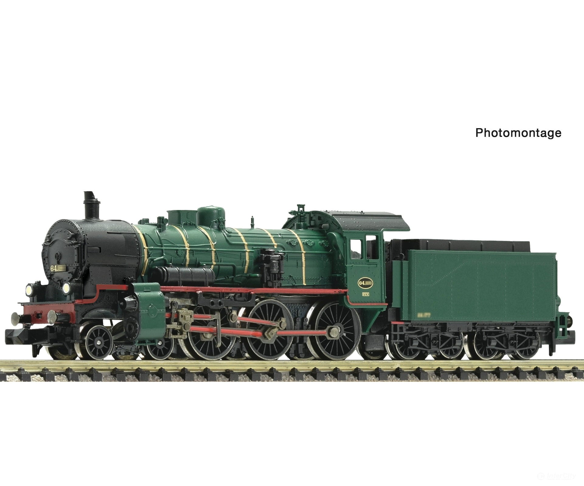 Fleischmann 7170020 N Steam Locomotive Class 64 Sncb Dc Analog European Locomotives