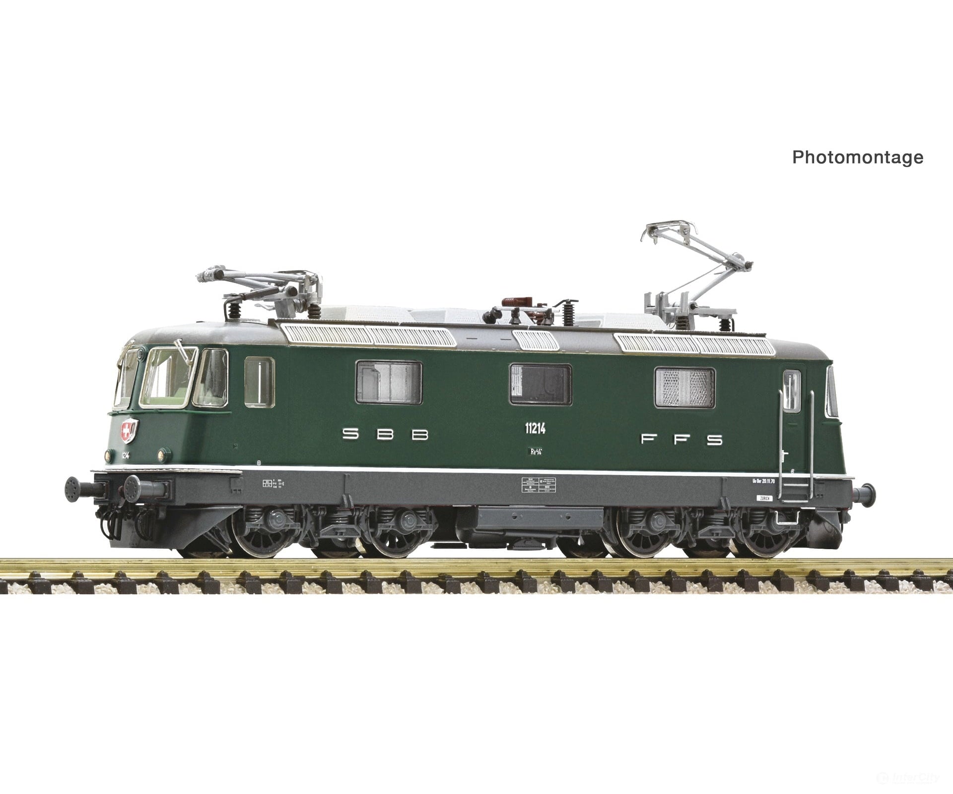 Fleischmann 732471 N Electric Locomotive Re 4/4 Ii 11214 Sbb Dcc Digital Sound European Locomotives
