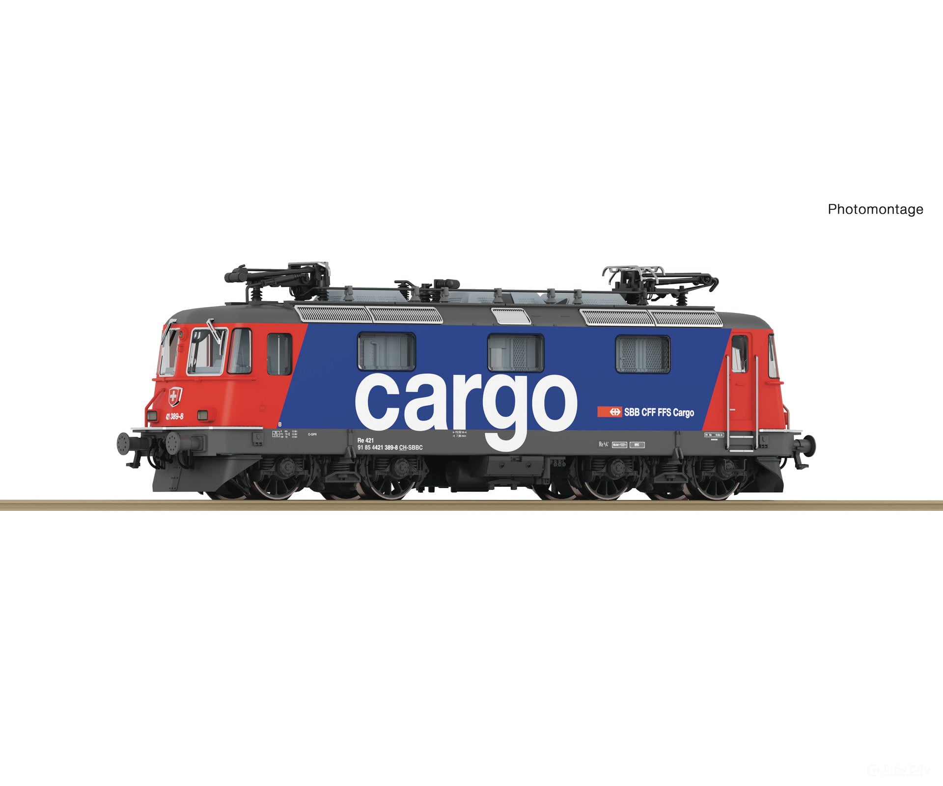 Fleischmann 732472 N Electric Locomotive 421 389-8 Sbb Cargo Era 6 (Dcc Sound) European Locomotives
