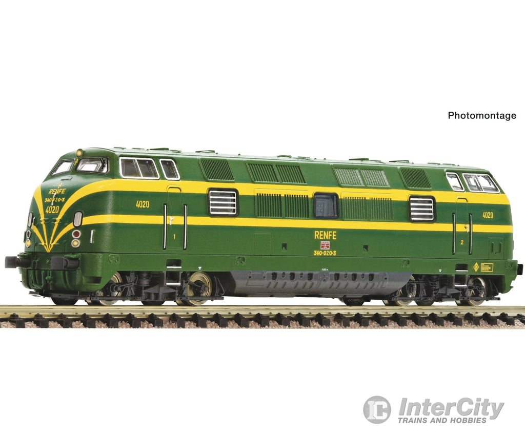 Fleischmann 7360026 N Diesel Locomotive 340-020-3 Renfe Dc Analog European Locomotives