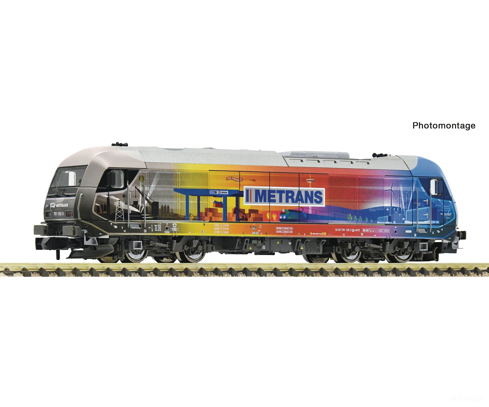 Fleischmann 7360029 N Diesel Locomotive 761 102-3 Metrans Dc Analog European Locomotives