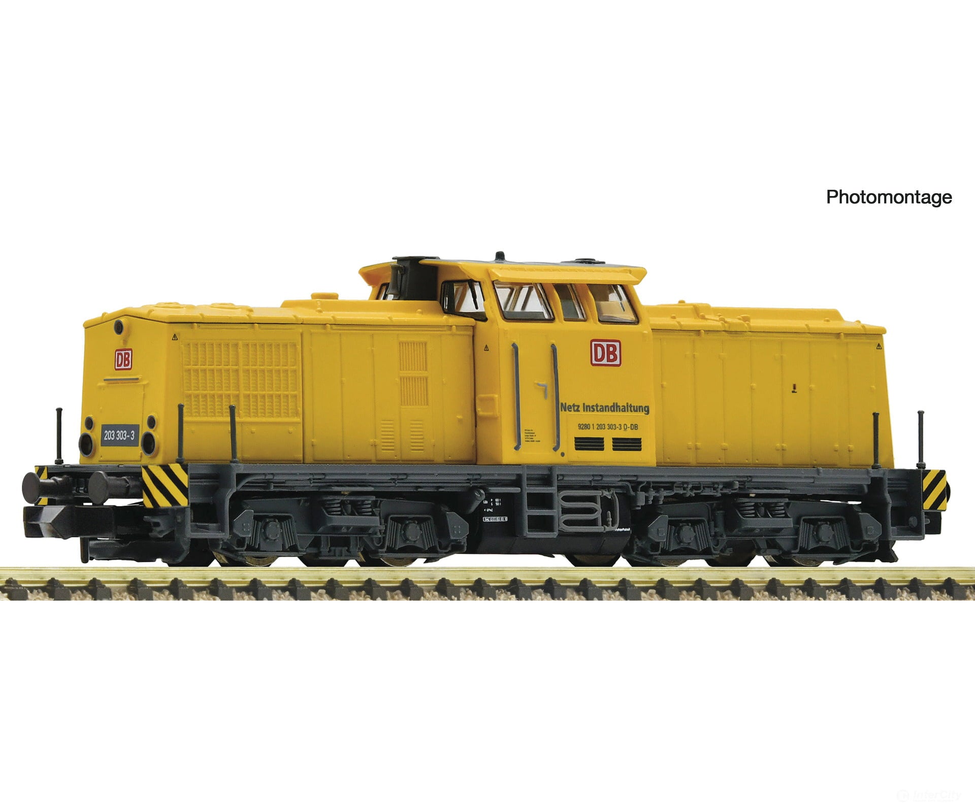 Fleischmann 7360032 N Diesel locomotive 203 303-3 DB Netz DC Analog European Locomotives