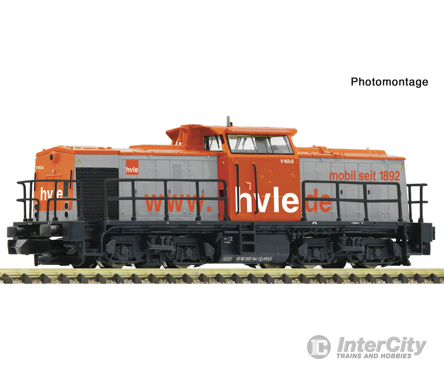Fleischmann 7360033 N Diesel locomotive V 160.6 HVLE DC Analog European Locomotives