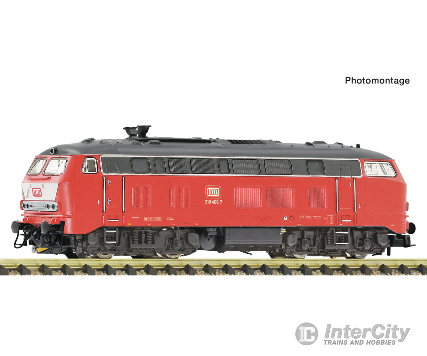 Fleischmann 7370034 N Diesel locomotive 218 406-7 DB AG DCC Digital Sound European Locomotives