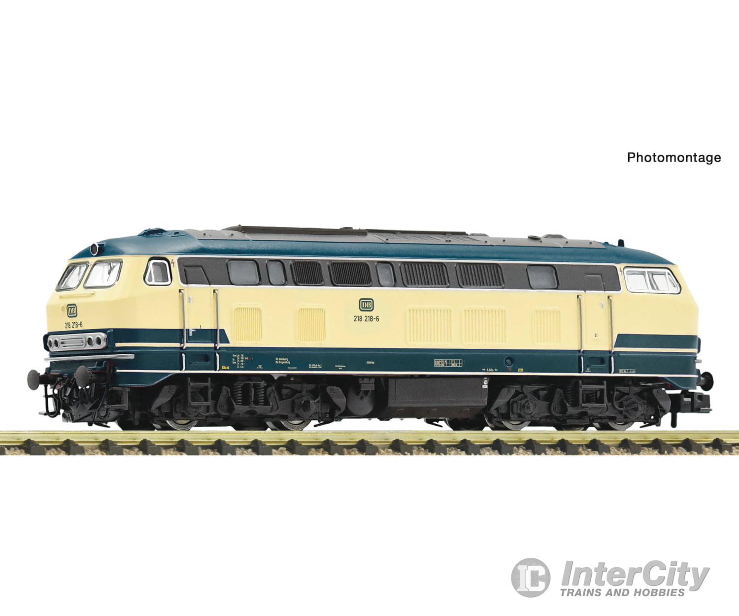 Fleischmann 7370036 N Diesel locomotive 218 218-6 DB DCC Digital Sound European Locomotives