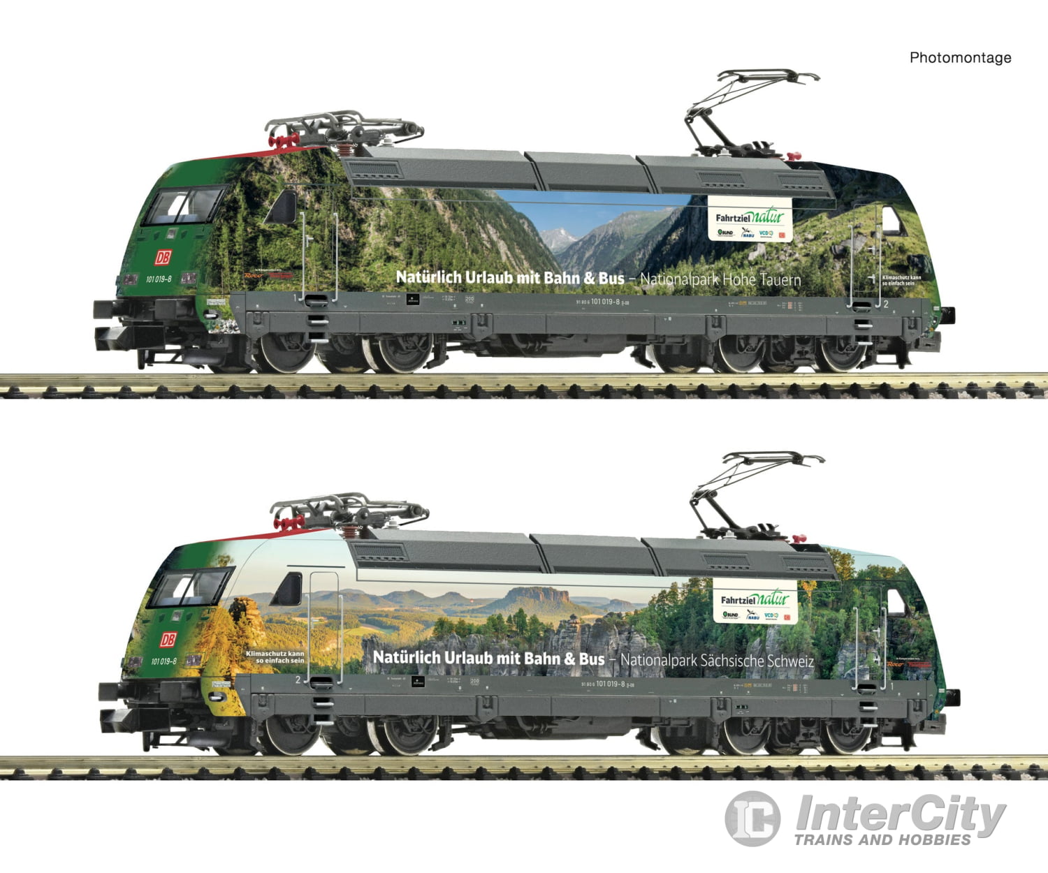 Fleischmann 7560003 N Electric Locomotive 101 019-8 Db Ag Era 6 (Dc) European Locomotives