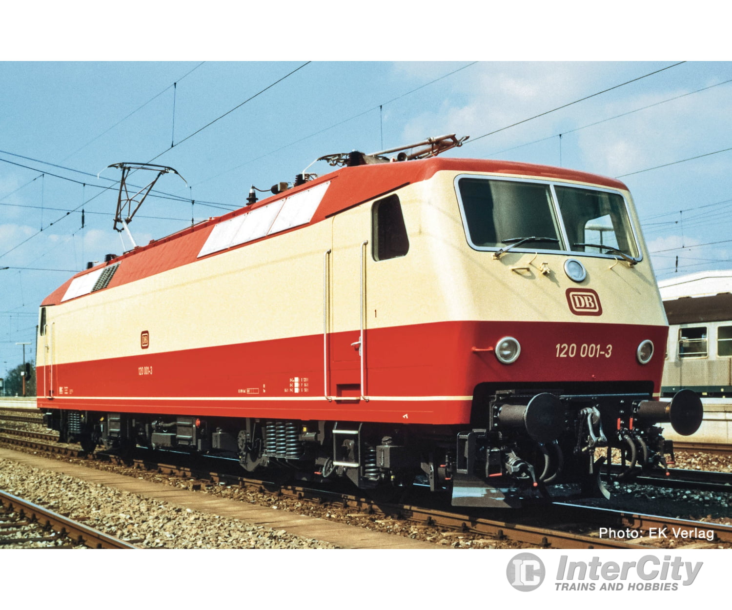 Fleischmann 7560059 N Electric Locomotive 120 001-3 Db Dc Analog European Locomotives