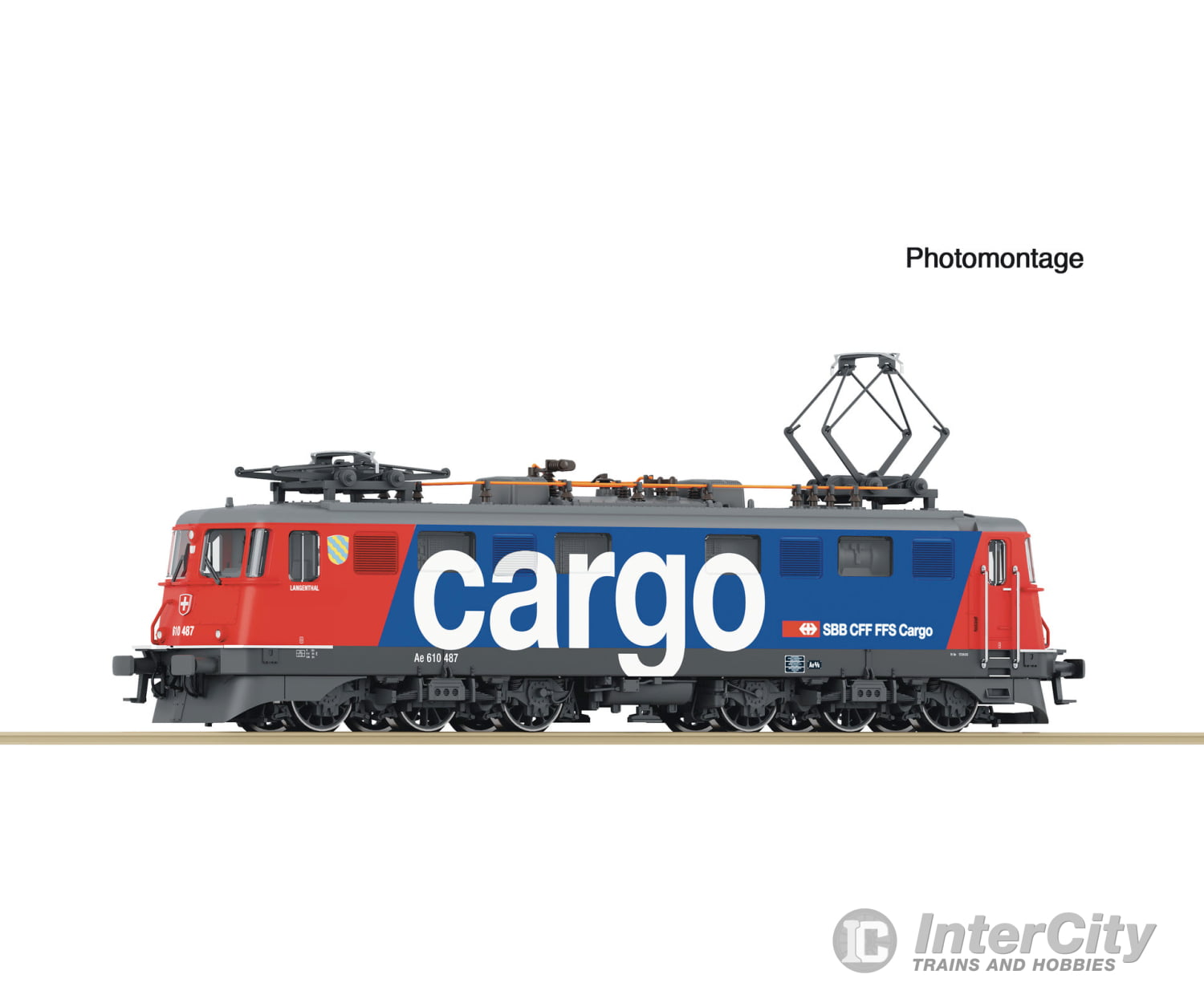 Fleischmann 7560063 N Electric Locomotive Ae 610 487-1 Sbb Dc Analog European Locomotives