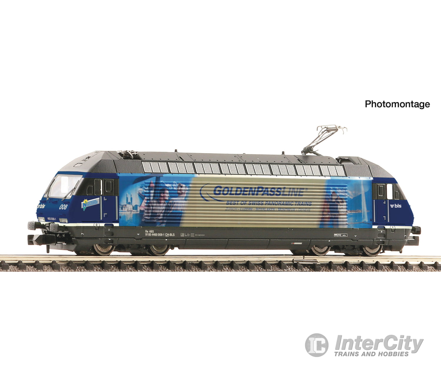 Fleischmann 7560083 N Electric locomotive Re 465 008-1 BLS DC Analog European Locomotives