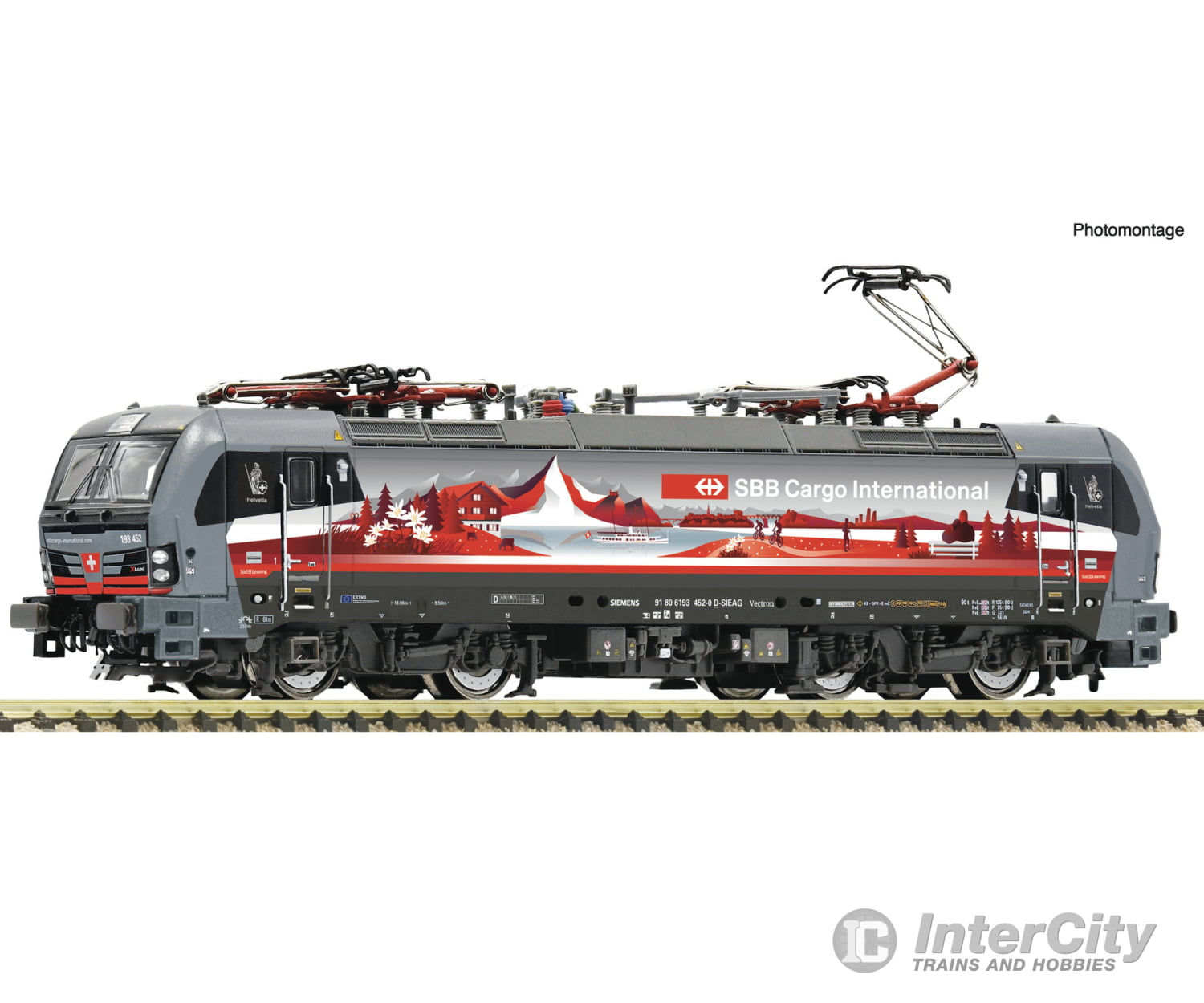 Fleischmann 7560088 N Electric locomotive 193 452-0 ’Schweizpiercer’ SBB Cargo International DC Analog European