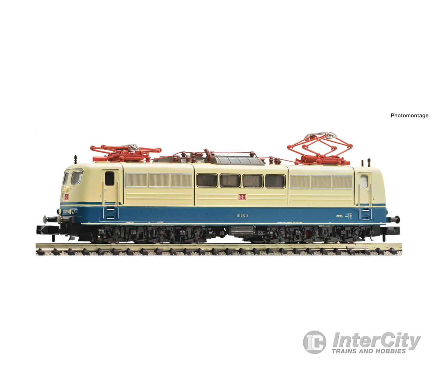 Fleischmann 7570023 N Electric Locomotive 151 077-5 Db Ag Era 5 (Dcc Sound) European Locomotives