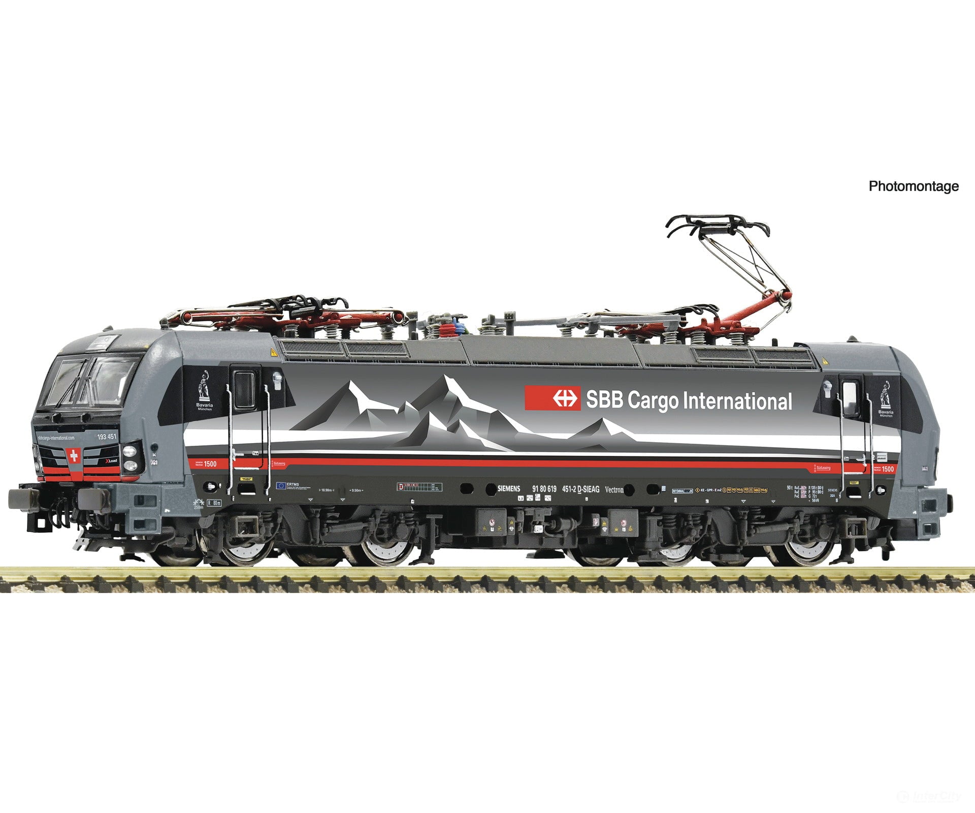 Fleischmann 7570048 N Electric Locomotive 193 451-2 Sbb Cargo International Dcc Digital Sound