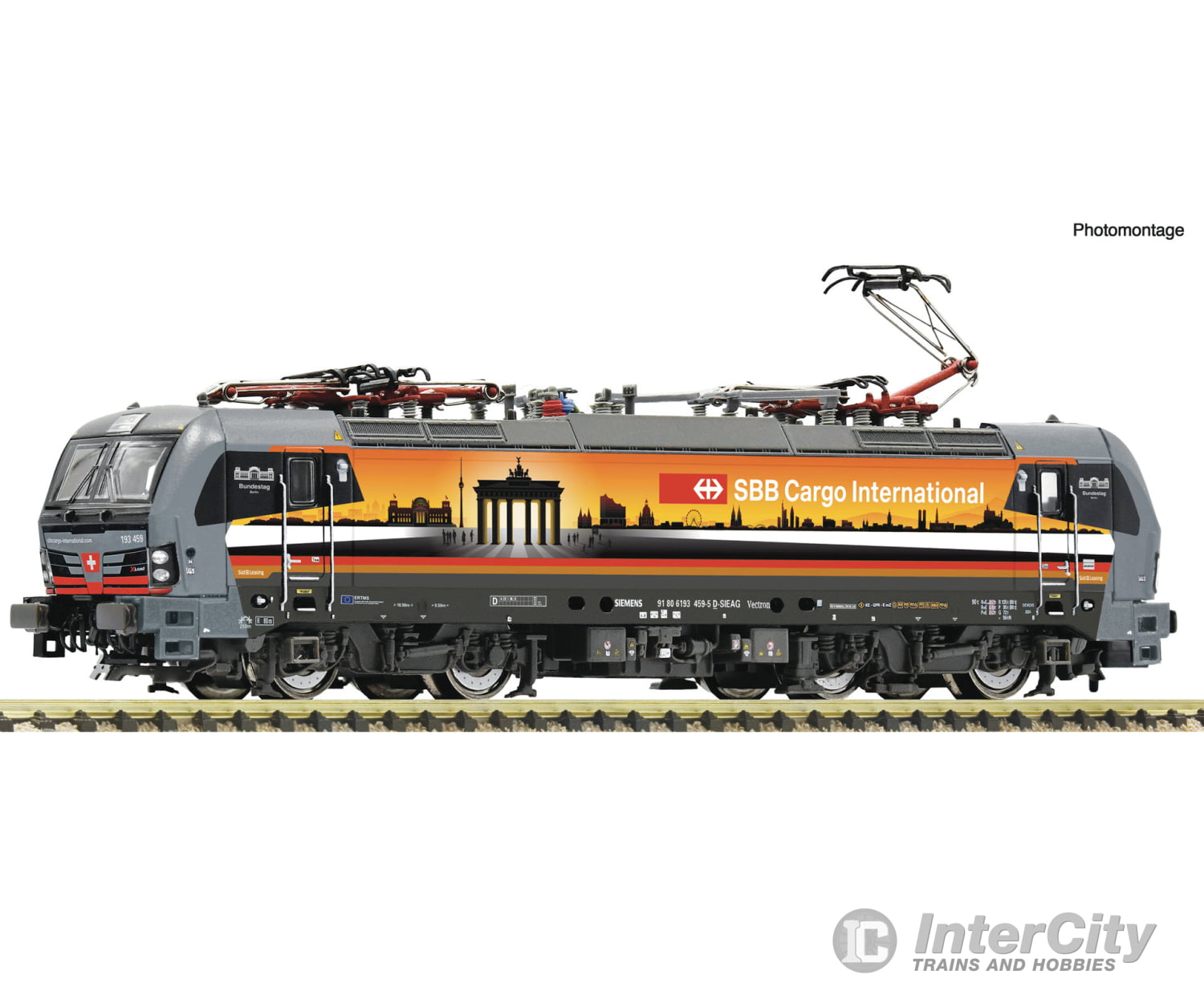 Fleischmann 7570074 N Electric locomotive 193 459-5 ’Deutschlandpiercer’ SBB Cargo International DCC Digital Sound