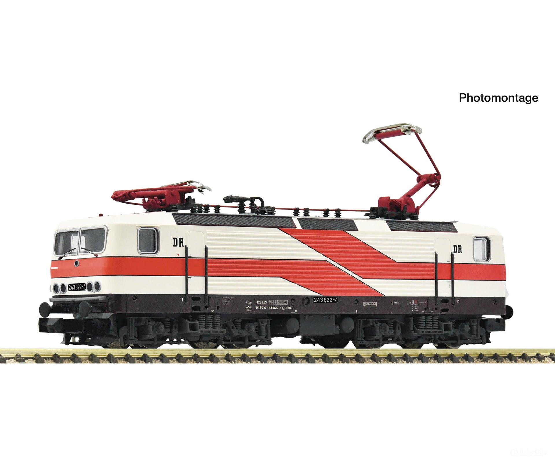 Fleischmann 7570075 N Electric locomotive 243 822-4 EBS DCC Digital Sound European Locomotives