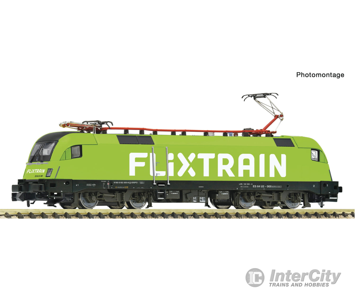 Fleischmann 7570079 N Electric locomotive 182 505-8 Flixtrain DC Digital Sound European Locomotives