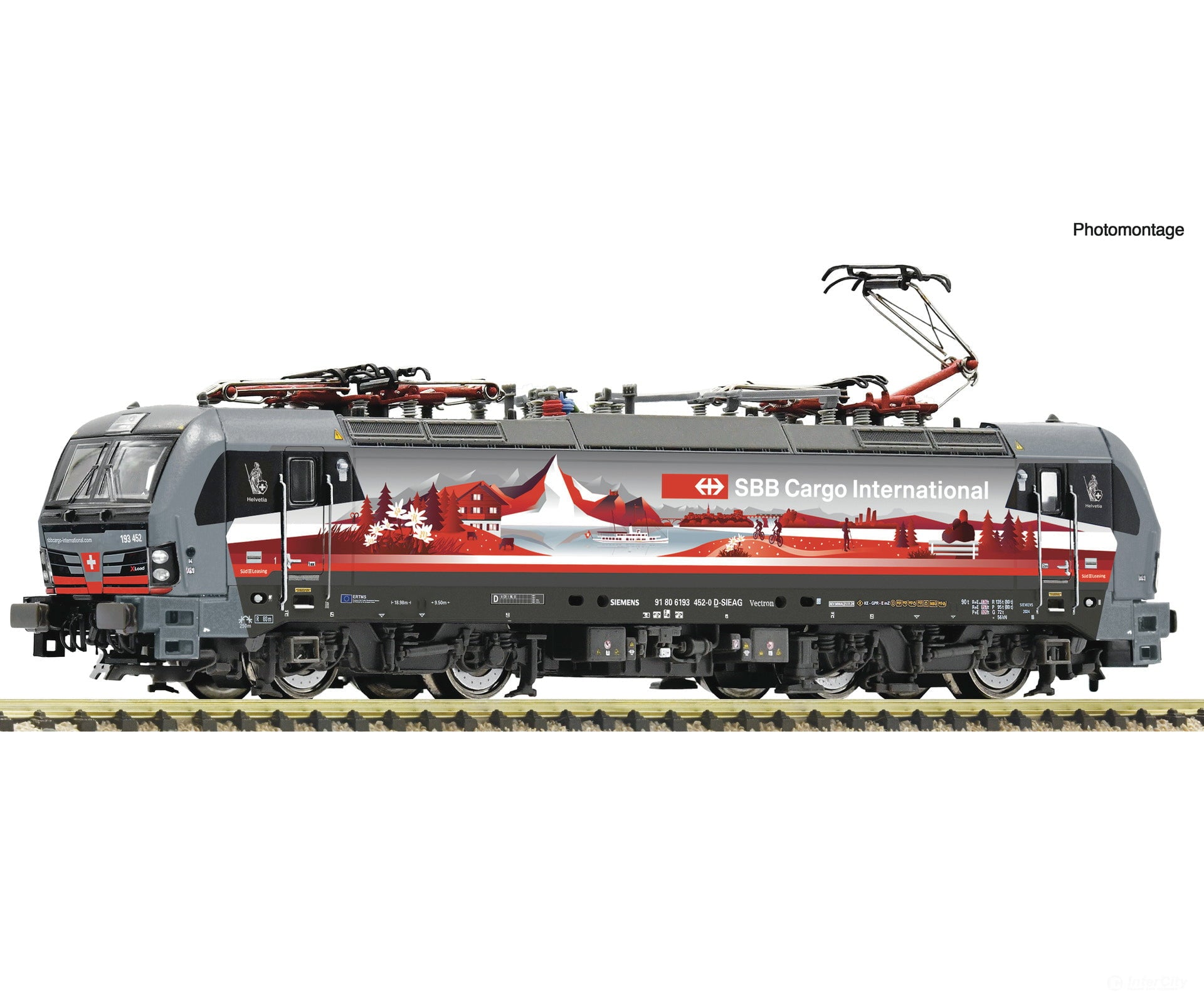 Fleischmann 7570088 N Electric locomotive 193 452-0 ’Schweizpiercer’ SBB Cargo International DCC Digital Sound European