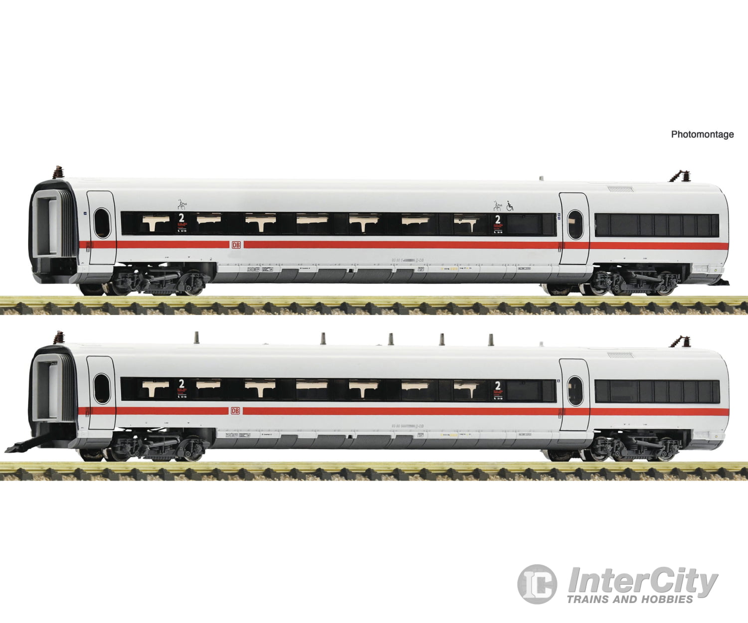 Fleischmann 7760008 N 2-Piece Set 2: Intermediate Cars Ice-T (Class 411) Db Ag Era 6 European