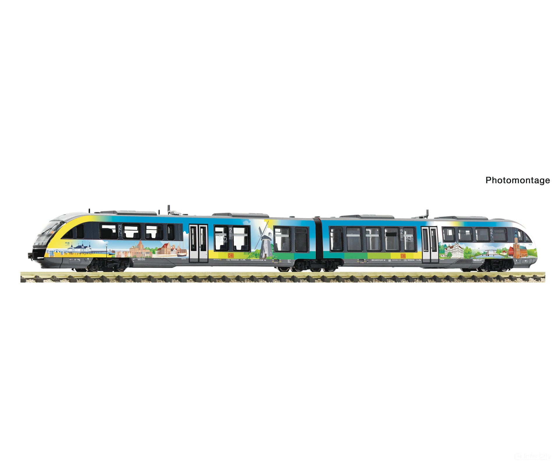 Fleischmann 7770015 N Diesel multiple unit 642 039-1 DB AG European Locomotives
