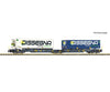 Fleischmann 825029 N Articulated Double-Pocket Wagon T2000 Wascosa European Freight Cars