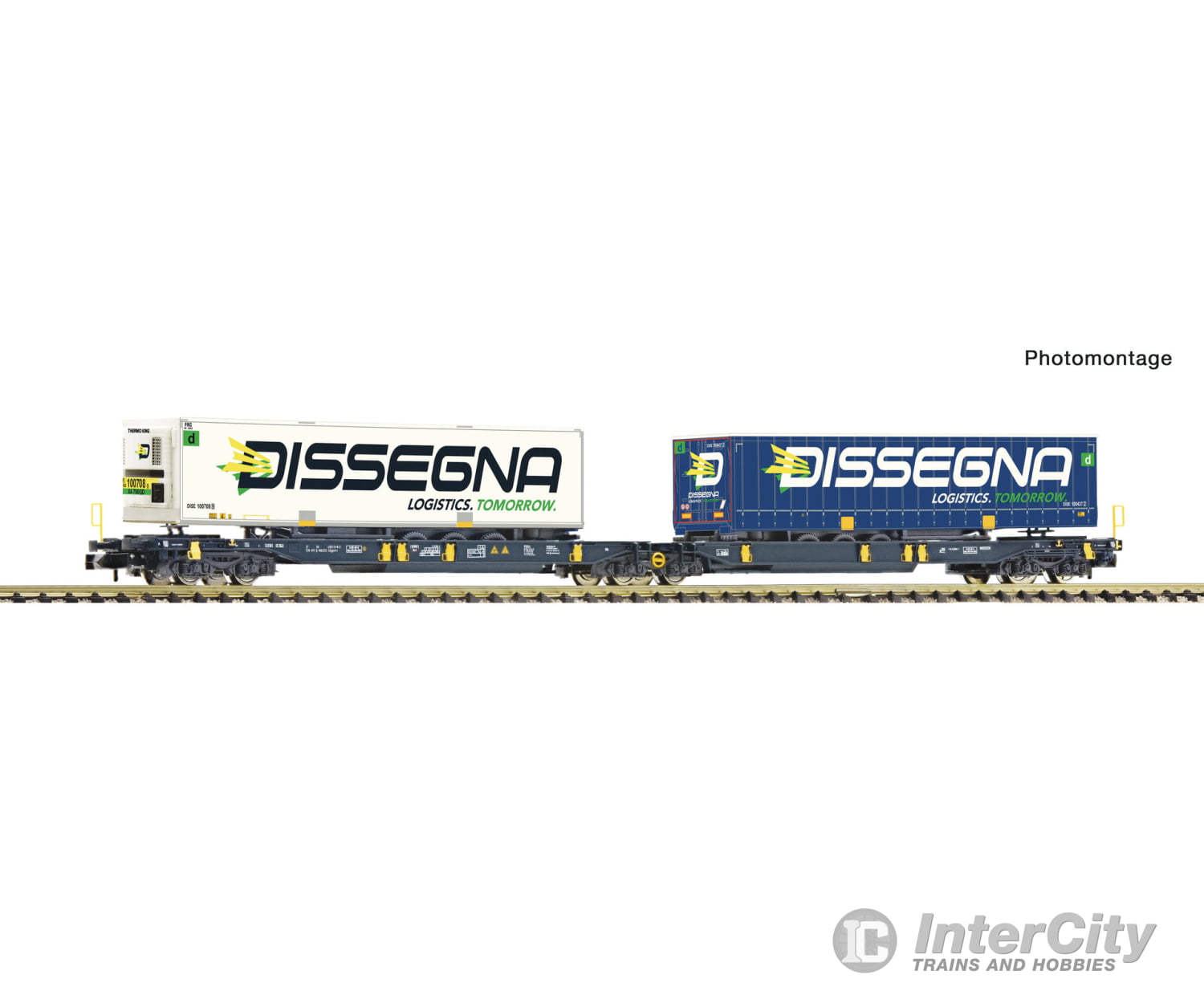 Fleischmann 825029 N Articulated Double-Pocket Wagon T2000 Wascosa European Freight Cars