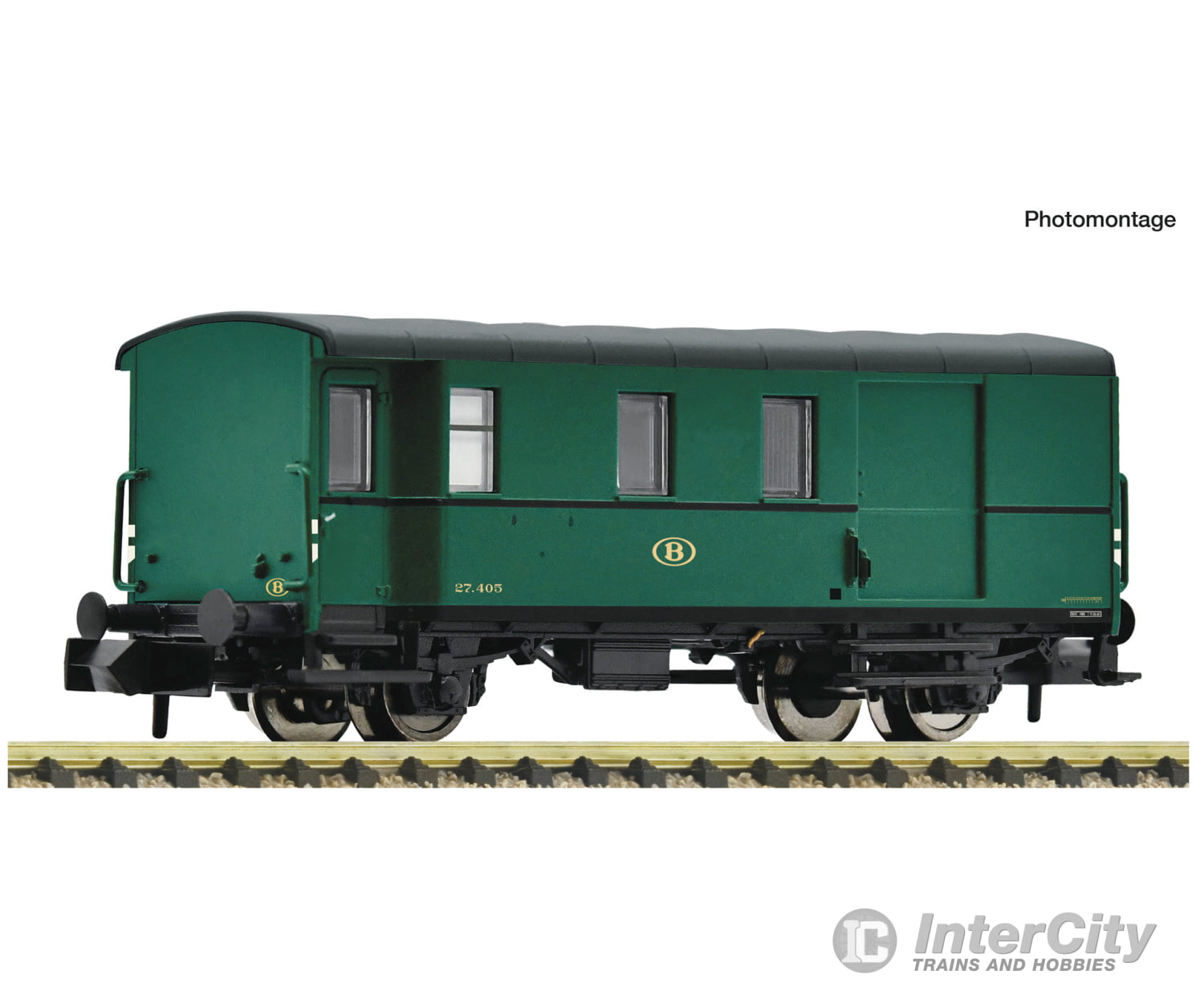 Fleischmann 830156 N Goods Train Baggage Wagon Sncb European Freight Cars