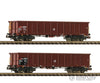 Fleischmann 830252 N 2 Piece Set: Open Goods Wagons Sbb European Freight Cars
