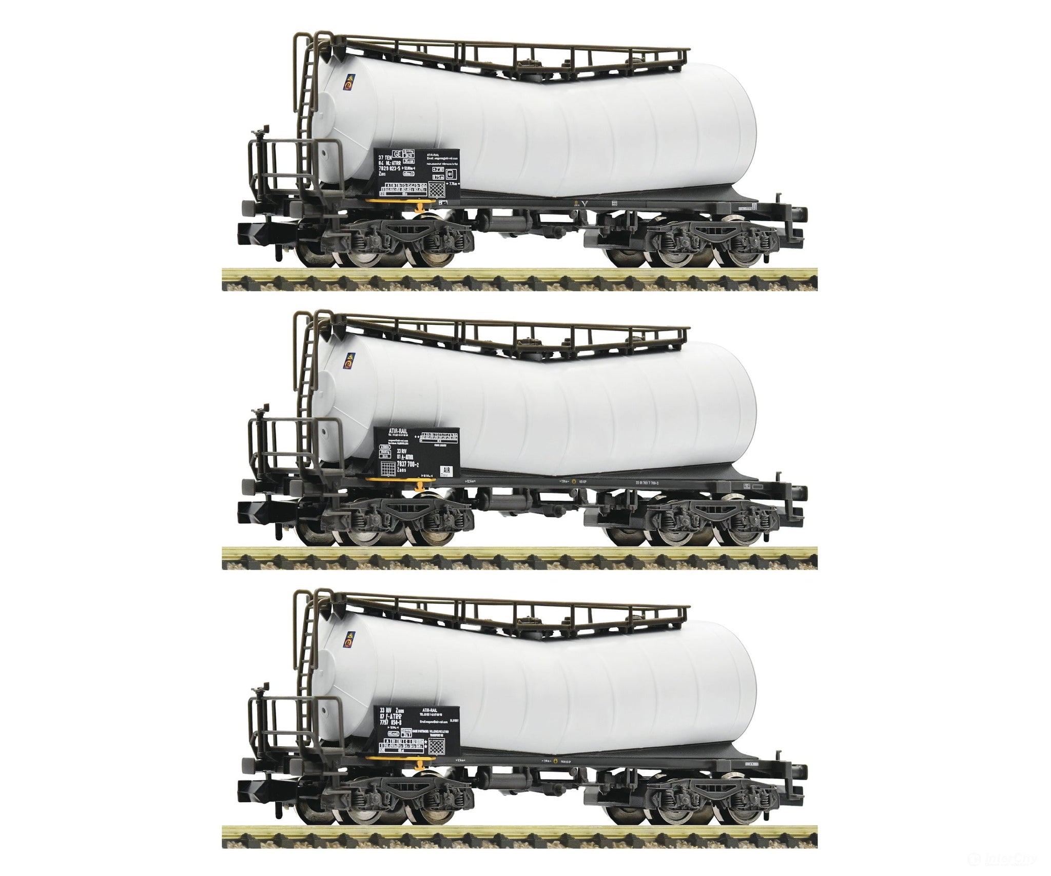 Fleischmann 846007 N 3 Piece Set: Slurry Wagons Atir-Rail European Freight Cars