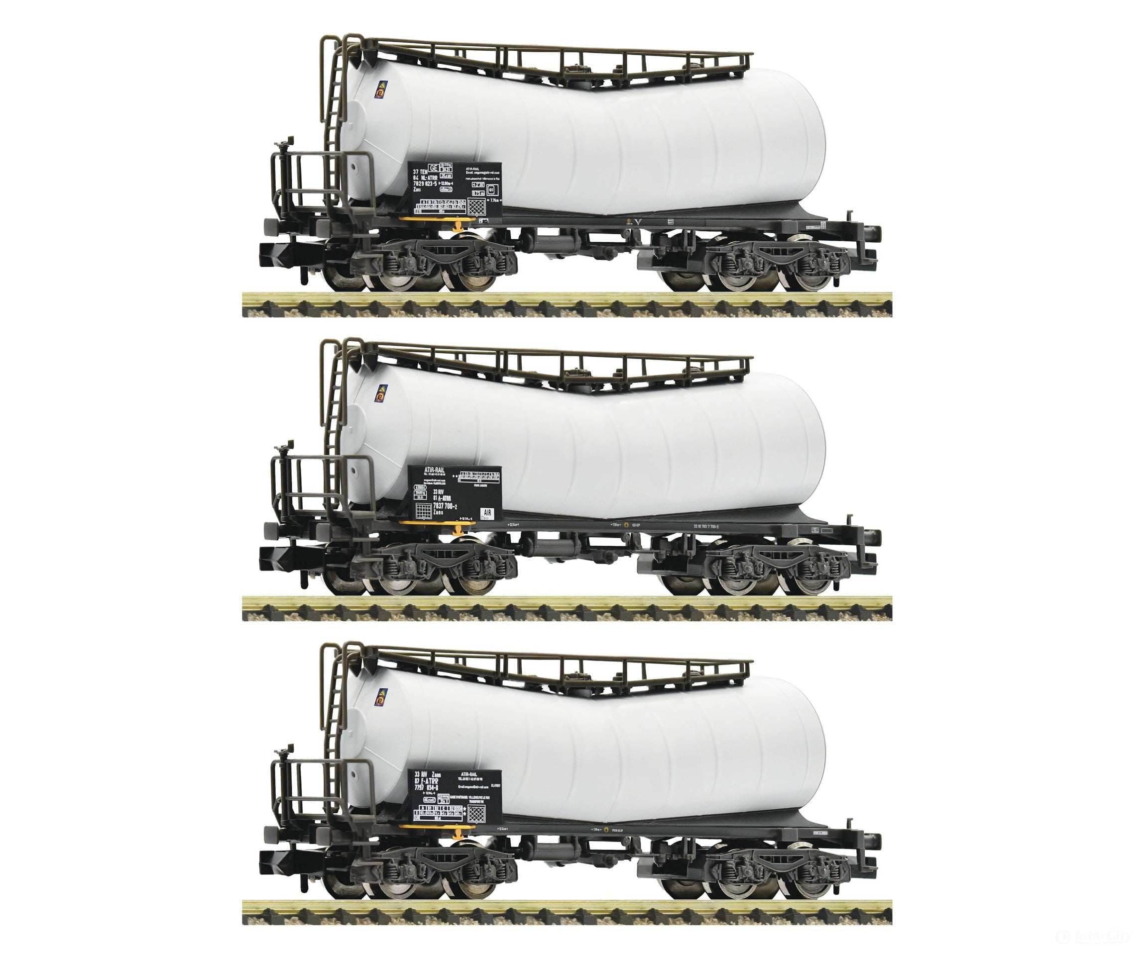 Fleischmann 846007 N 3 Piece Set: Slurry Wagons Atir-Rail European Freight Cars