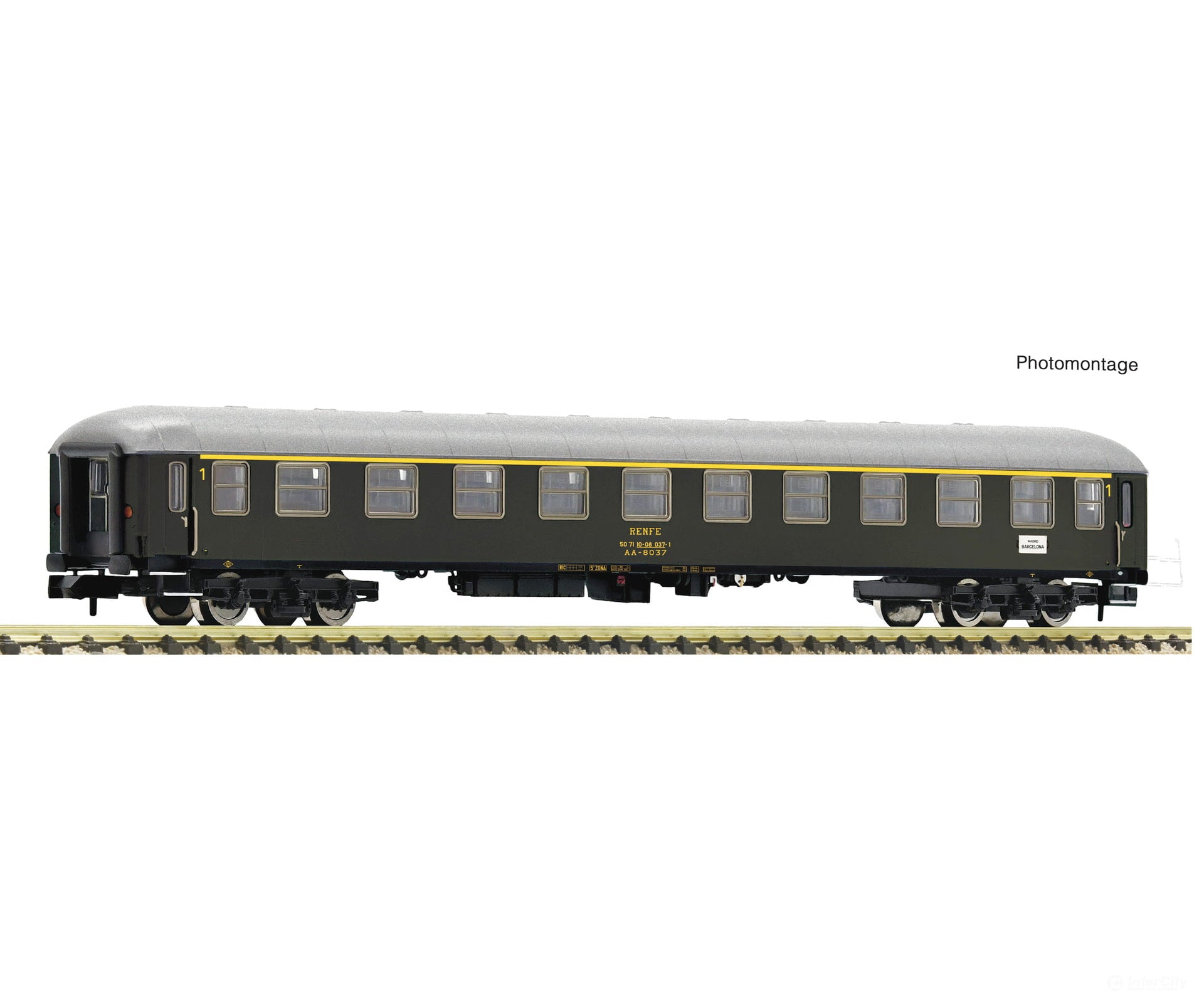 Fleischmann 863901 N 1St Class Express Train Coach Renfe European Passenger Cars