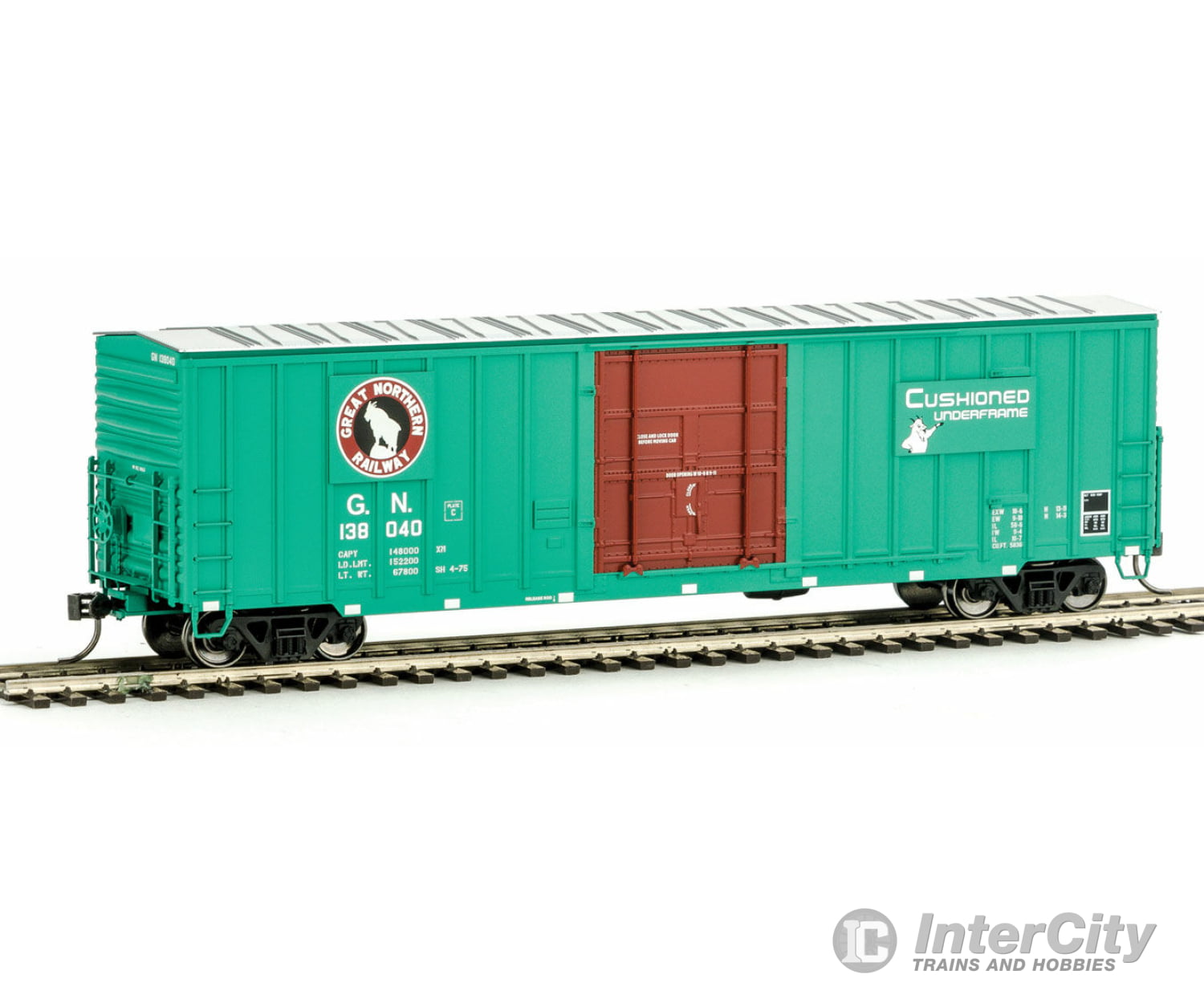 Fox Valley Models Ho 30249 Soo Line-Built 7-Post Plug-Door Boxcar W/Diagonal-Panel Roof - Ready To