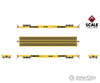 Fox Valley Models Sxt15055 Ho Scale Pullman-Standard F60Gh 60’ Flatcar Trailer Train/Yellow/Tt