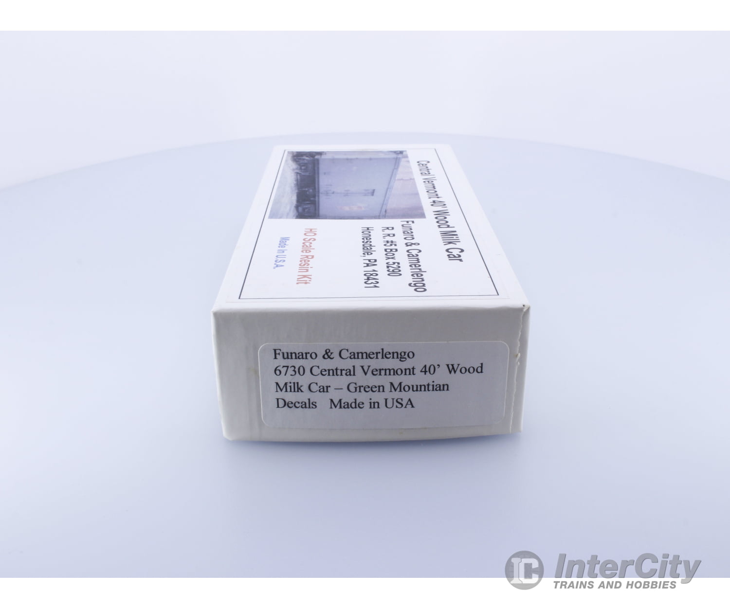 HO 40’ Wood Milk Car Resin Kit 6730 Freight Cars