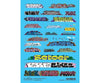 Fusion Scale Graphics HO 100432 Graffiti Decal Set - Set #17 - Decals