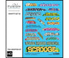 Fusion Scale Graphics HO 100524 Graffiti Decal Set - Set #18 - Decals