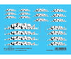 Fusion Scale Graphics N 200216 Graffiti Decal Set - Set #12 - Decals