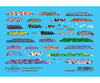 Fusion Scale Graphics N 200218 Graffiti Decal Set - Set #14 - Decals