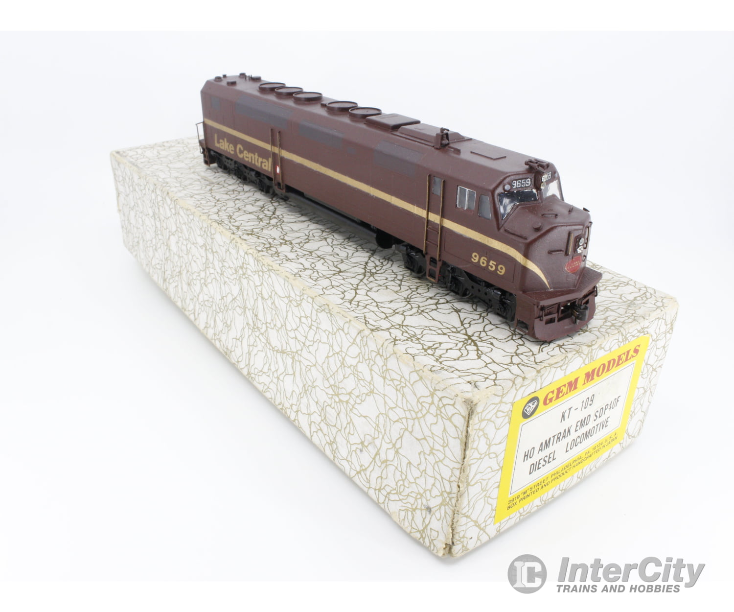 Gem Models Kt-109 Ho Emd Sdp40F Locomotive (Painted As Lake Central) 9659 Analog Dc Locomotives