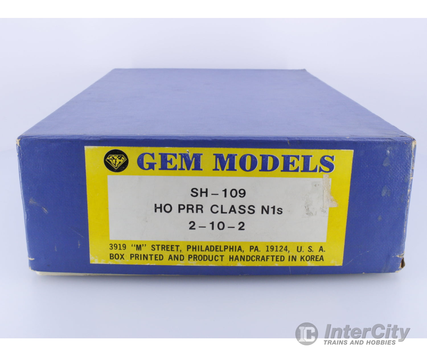 Gem Models SH-109 HO Brass Class N1s 2-10-2 Steam Loco Pennsylvania Railroad (PRR) Analog DC Locomotives