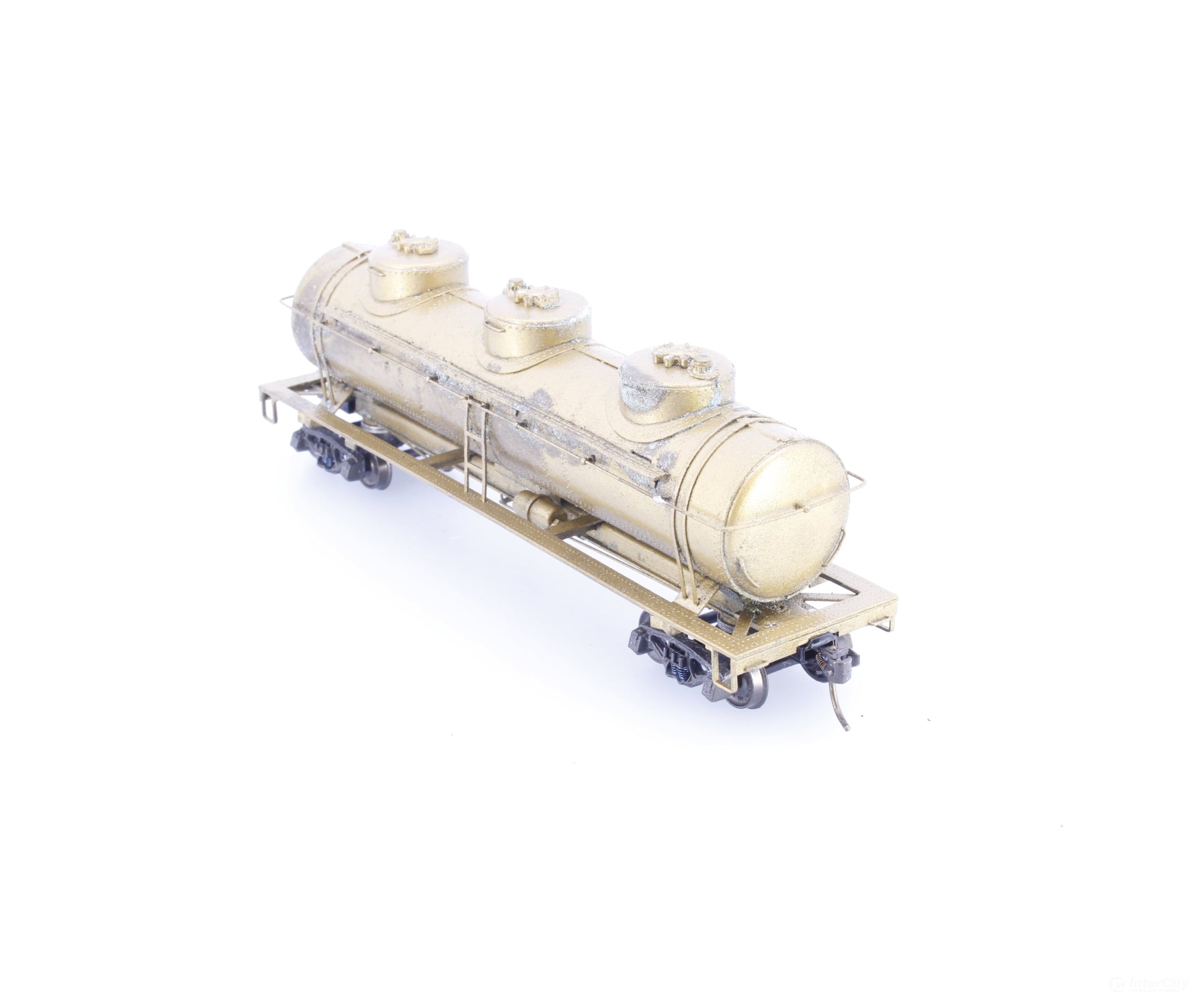 Gem Models TM-301 HO Brass 42’ 3 Dome Tank Car Undecorated - Freight Cars