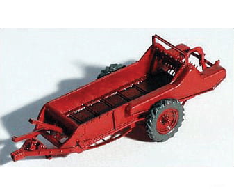 Ghq Ho 60002 1950S Red Manure Spreader - Kit Cars & Trucks