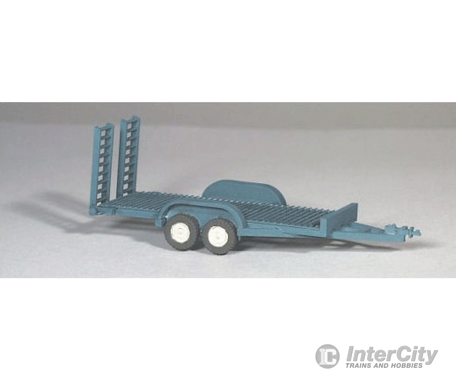 Ghq Ho 61002 Construction Equipment (Unpainted Metal Kit) -- Light Utility Trailer (Holds #61001