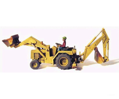 Ghq Ho 61010 Construction Equipment (Unpainted Metal Kit) -- 310 A Backhoe W/Operator Figure Cars &