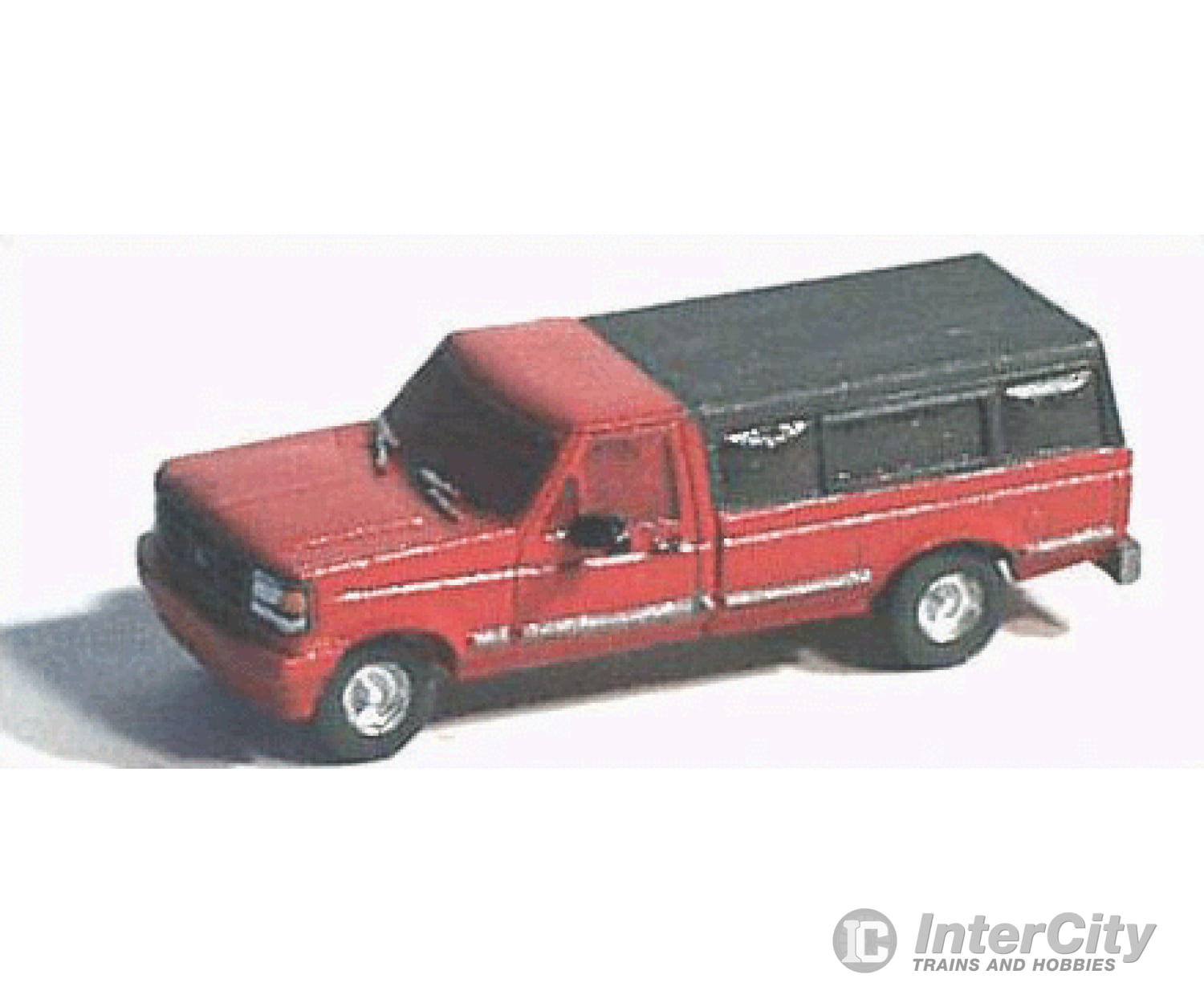 Ghq N 51004 American Trucks - (Unpainted Metal Kit) -- Pickup Truck W/Topper Cars &