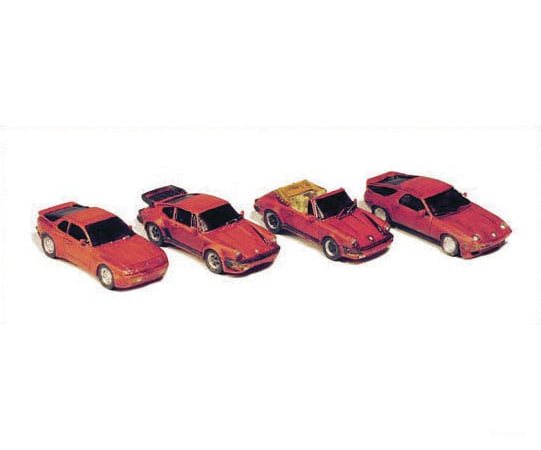Ghq N 51015 Sports Car Variety Pack -- Unpainted Metal Kit Pkg(4) Cars & Trucks