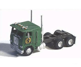Ghq N 52005 American Trucks - (Unpainted Metal Kit) -- 1975 Cabover Semi Tractor Cars &