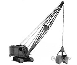 Ghq N 53011 Construction Equipment - Kit -- Bucyrus Erie 30-B Crane Cars & Trucks