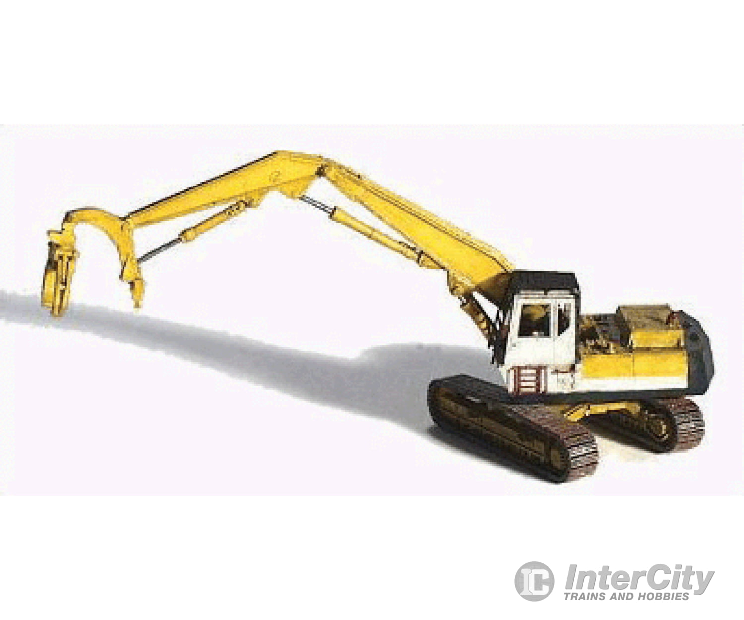 Ghq N 53012 Logging Equipment (Unpainted Metal Kit) -- Komatsu Log Loader W/Heel Bottom Cars &