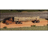 Ghq N 56008 American Truck - (Unpainted Metal Kit) -- 1941 344 Tractor W/Logging Trailer Cars &